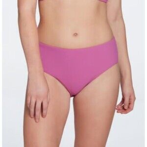 Calia Power Sculpt Mid Rise Bikini Med Swim Bottoms Geranium Purple BNWT